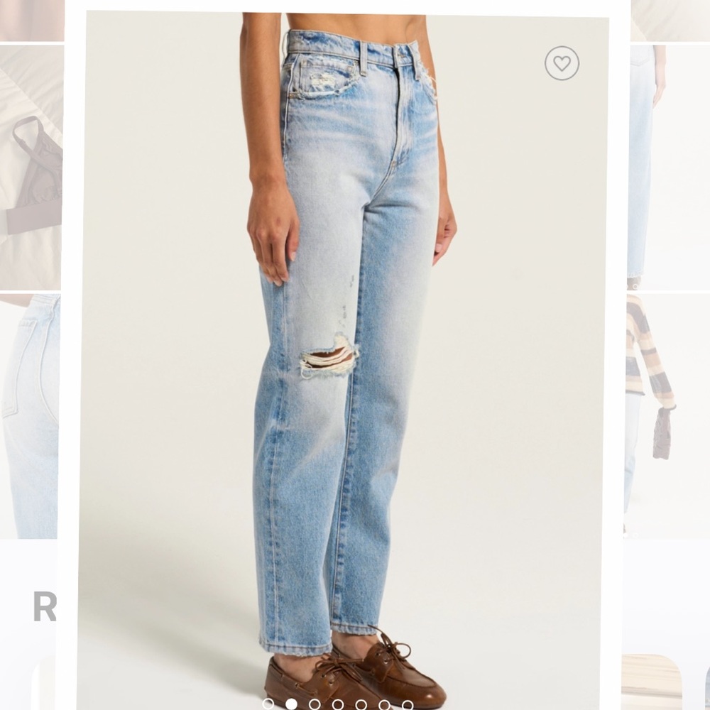VIAVIA High + Straight jeans in Florence wash